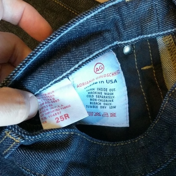 Adriano Goldschmied AG The Club Jeans Size 25R / 0 - Picture 2 of 8